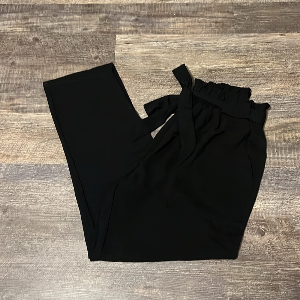 Loose Fit Paper-bag Pants size Large